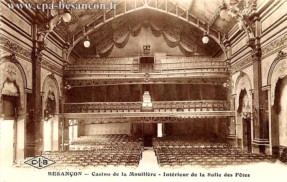 BESANÇON - Casino de la Mouillère - Intérieur de la Salle des Fêtes